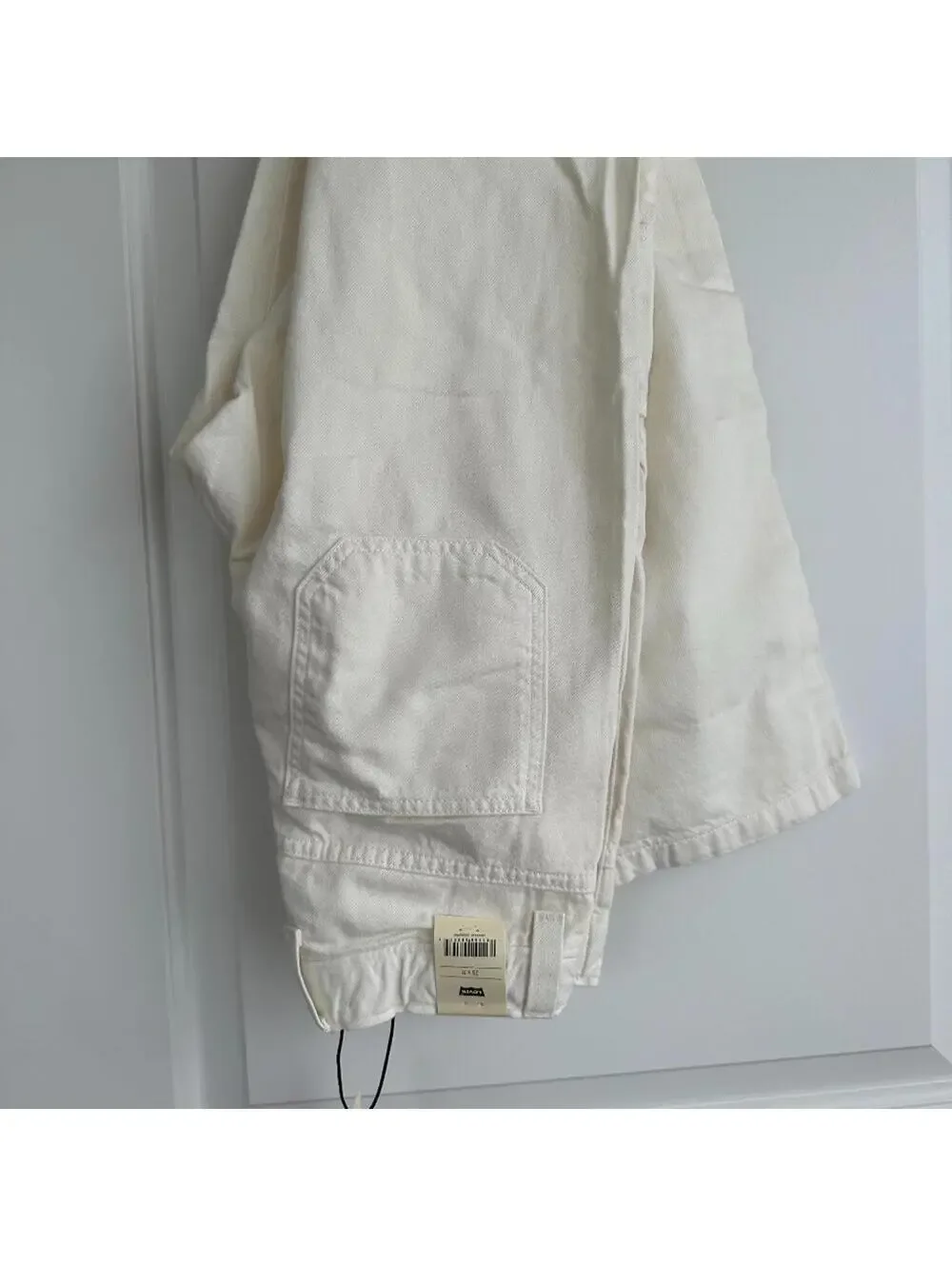 Levi's Premium Baggy Carpenter Featherweight Jeans NWT 25x31 White - Picture 2 of 6